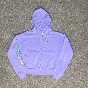 Purple Women’s Zip Skimmer Hoodie